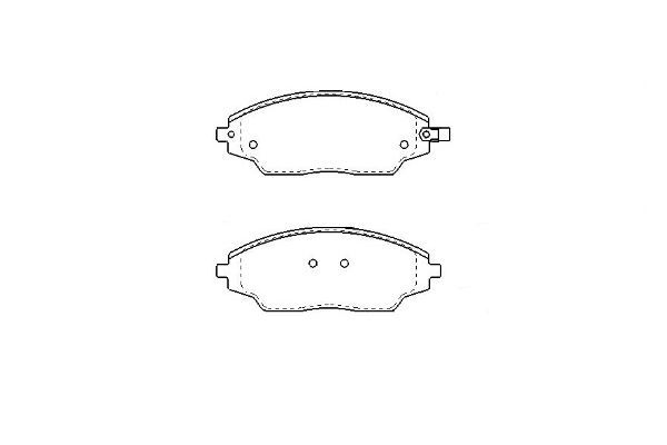 KAVO PARTS stabdžių trinkelių rinkinys, diskinis stabdys KBP-1021